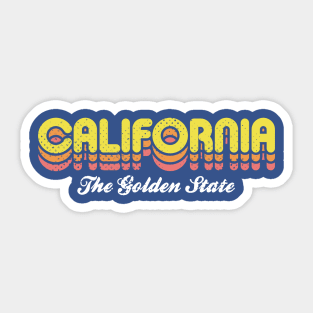 California The Golden State Sticker